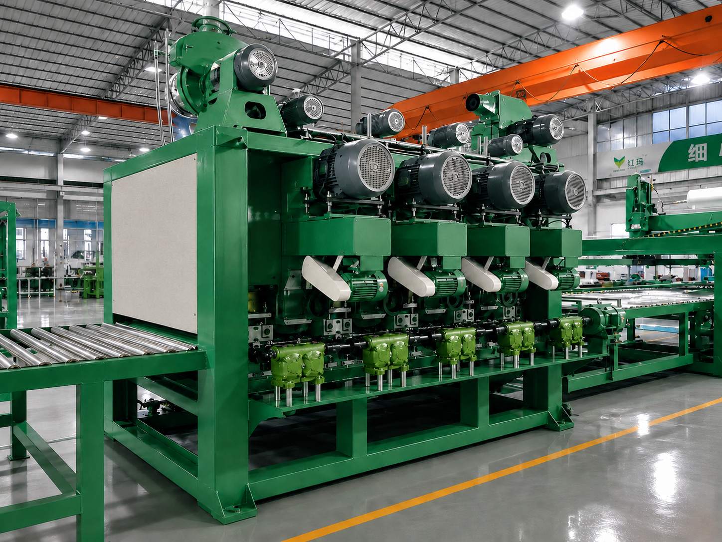Máquina terminada Scotch-Brite para superficies metálicas