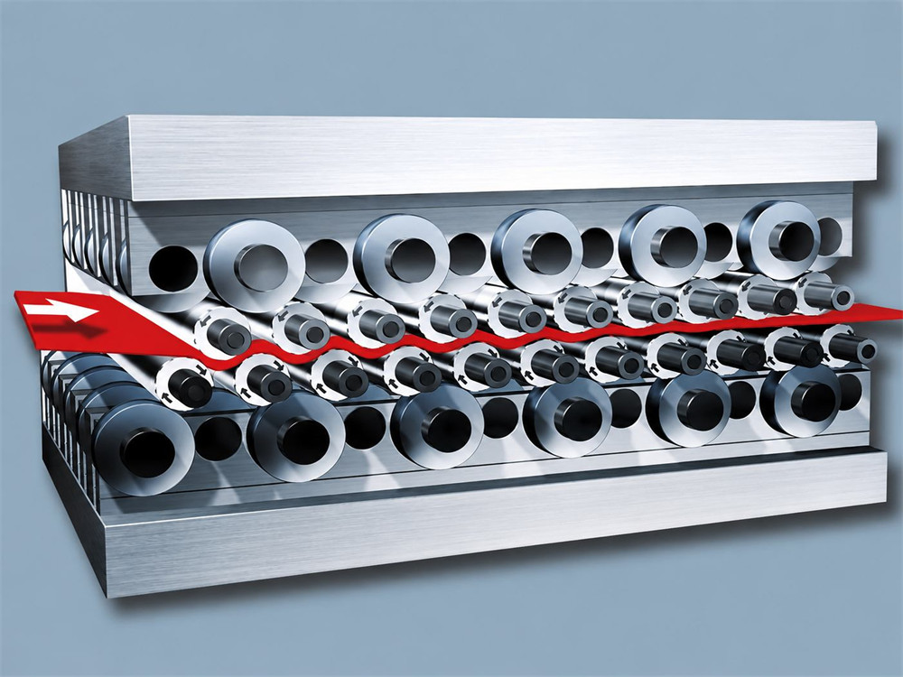 Máquina niveladora de placas pesadas